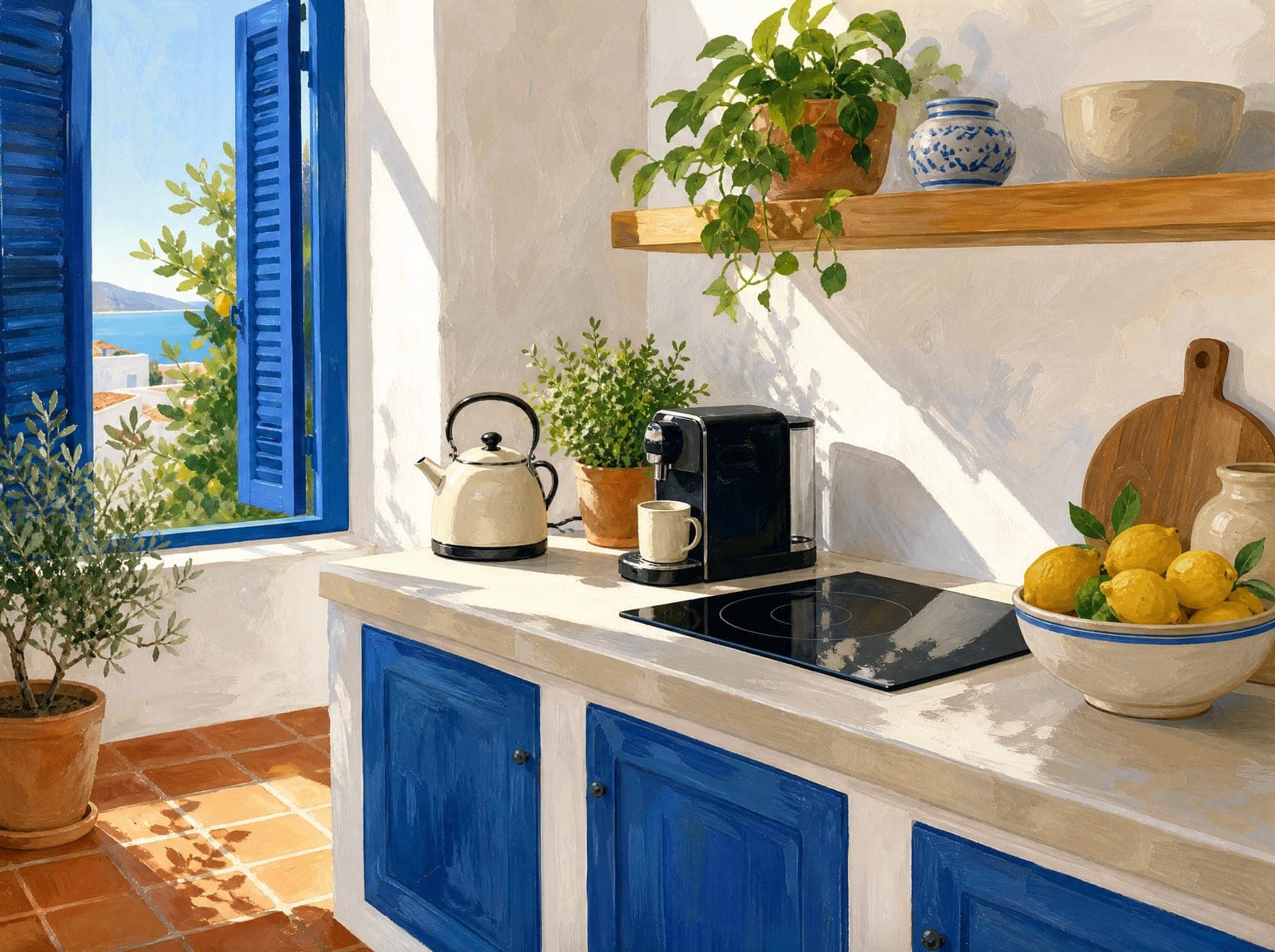 Kitchen & appliances illustration (AI-generated)