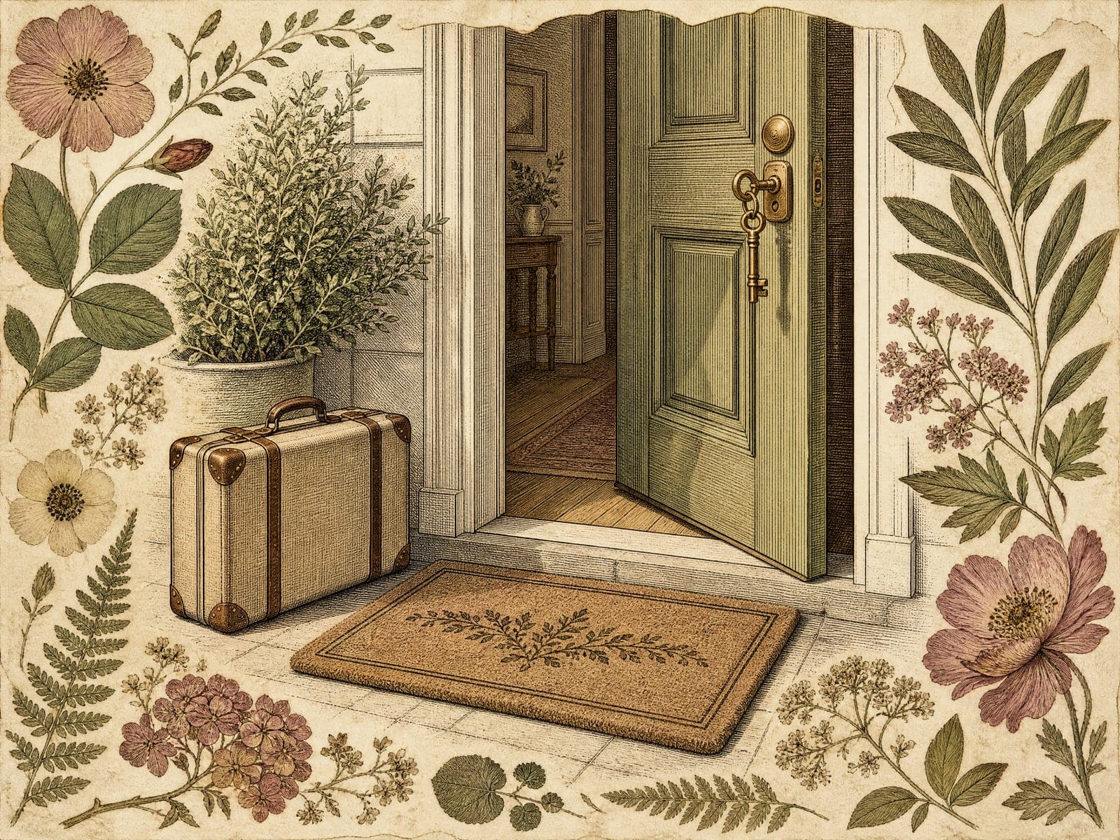 Arriving illustration (AI-generated)